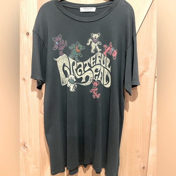 Free People Grateful Dead Bears Tee Shirt Dress - Picture 3 of 10